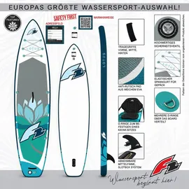 F2 SUP Board Stand Up Paddle Board Lotus 311 x 10,2 cm Blau
