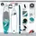 F2 SUP Board Stand Up Paddle Board Lotus 311 x 10,2 cm Blau