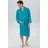 OTTO home Unisex-Bademantel "Vanessa, Hausmäntel, Gr. L, blau (türkis), My Home Taschen, Damen & Herren, Waffelpiqué,