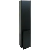 MCW Hängeschrank MCW-L86, Badschrank Highboard Hochschrank, MVG Melamin 2 Türen 3 Fächer 160x33cm ~ schwarz