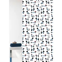 GRUND Duschvorhang Hello! 180 x 200 cm mehrfarbig