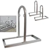 Trutzholm Fahrradständer 2 x Anlehnbügel 90 x 84 cm Ø 49 mm grau