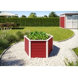 Weka Hochbeet Element rot 143 x 143 x 68,5 cm