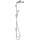 Hansgrohe Crometta S Showerpipe 240 1jet EcoSmart Reno chrom 27270000