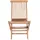 gardenson Toledo Gartenstuhl 46 x 46 x 89 cm braun 2 St.