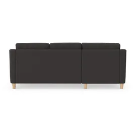 sit&more Ecksofa SIT & MORE "Farö L-Form", grau (fango), B:234cm H:90cm T:168cm, Sofas, Ecksofa, inklusive Federkern, wahlweise mit Bettfunktion und Bettkasten