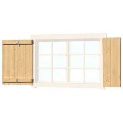 Fensterladen LASITA MAJA Fensterläden beige (natur)