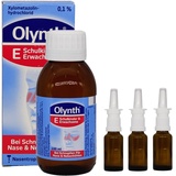 Olynth gegen Schnupfen 100 ml plus 3 leeren Nasenspray Flaschen zum Selber-Abfüllen I schnelle und langanhaltende Wirkung mit Xylometazolin I Sparset mit Pharma Perle give-away