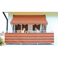 Angerer Klemmmarkise Exklusiv Streifen 250 cm orange/braun