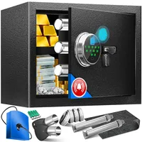 Kesser KESSER® Elektr. Tresor mit Fingerabdruck & Schlüssel Inkl.
