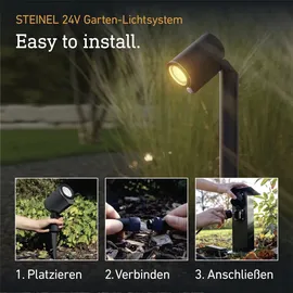 Steinel Außenstrahler Glas/Metall 572,0 cm 7,84 W Anthrazit