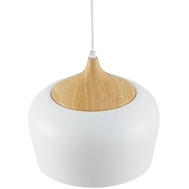 LINDBY Vilsera 1-flg. 30 cm skandinavisch weiß Metall