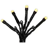 Konstsmide Micro LED-Lichterkette gefrostet 16 m Bernstein