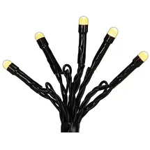 Konstsmide Micro LED-Lichterkette gefrostet 16 m Bernstein