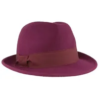 Breiter Filzhut lila M
