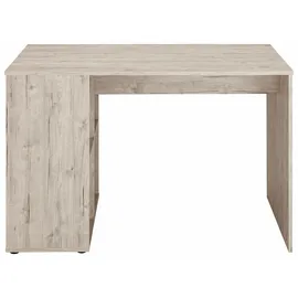 FMD Schreibtisch mit 4 seitlichen Fächern