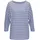VIVANCE 3/4-Arm-Shirt Damen blau, weiß Gr.40/42