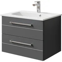 Saphir »Serie 6025 Mineralmarmor-Waschtisch mit Unterschrank, 67 cm breit«,