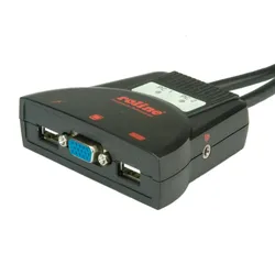 ROLINE KVM-Switch 'Star' 2 PCs, VGA, USB, Audio