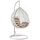 RAMROXX Hängesessel Style XXL Weiss/Braun