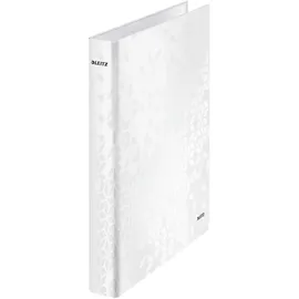 Leitz WOW Ringbuch 2-Ringe perlweiß