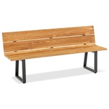 Niehoff Nova anthrazit - 200 cm Teak recycled