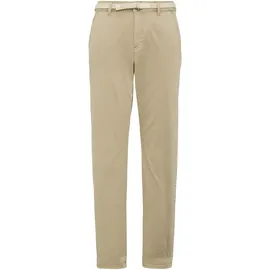 s.Oliver Chino mit geflochtenem Gürtel und Garment Dye Braun 42