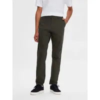 Selected New Miles Slim Fit Chinohose Grün 30 32