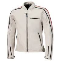 Held Lederjacke Schwarz/Weiß/Rot 50