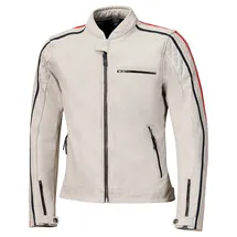 Held Lederjacke Schwarz/Weiß/Rot 50