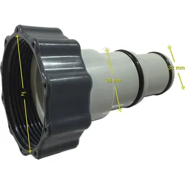 Intex Adapter A Ø 32 / 38 mm x 2 IG