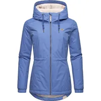 Ragwear Damen warme Winterjacke wasserdicht mit Kapuze Dankka Warm YOUMODO Blue Gr. XL - XL