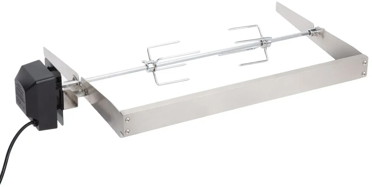 + 10 % Kassenrabatt | Boretti Grill Drehspieß 44x73x12 cm für Carbone Holzkohlegrill