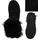 VAN HILL Damen Warm Gefütterte Winter Boots Stiefeletten Kunstfell Schuhe 839832, Farbe: Schwarz, 37 - 37