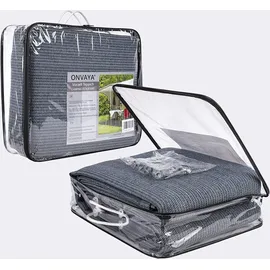 Onvaya ONVAYA® Vorzeltteppich | Zeltboden für Camping | Markisenteppich Wohnmobil | Zeltteppich 300 x 600 cm) | robuster Campingteppich | waschbare Zeltu...