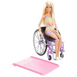 Mattel® Anziehpuppe Mattel HJT13 - Barbie - Puppe im Rollstuhl mit Rampe bunt