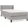 vidaXL Boxspringbett 100 x 200 cm Hellgrau