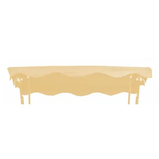 GO-DE Hollywoodschaukel Dachauflage beige