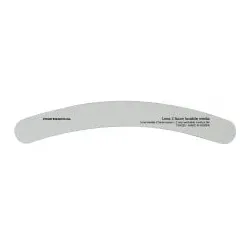 XanitaliaPro Nagelfeile mit zwei Zonen, Bananenförmig, Waschbar Mittel 150/220