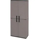 ArtPlast - Besenschrank 68x37x163 cm in Farbe Dunkelgrau - EASY-Kollektion