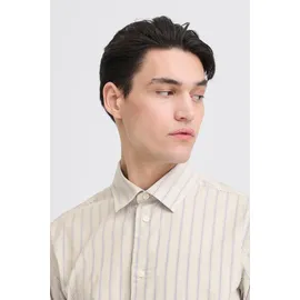 CASUAL FRIDAY Langarmhemd gestreift beige L