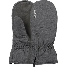 Barts Zipper Mitts, Größe 3 in Grau dark heather