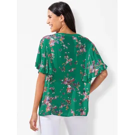 Inspirationen Druckbluse grün 54
