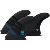 Futures Thruster Fin Set JJ Florence S Alpha Fin 25, Finnenbox: futures, Farbe: Carbon