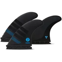 Futures Thruster Fin Set JJ Florence S Alpha Fin 25, Finnenbox: futures, Farbe: Carbon