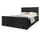 masseno Boxspringbett SLAT 180 x 200 cm H2 Schwarz
