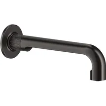 GESSI Inciso Waschtisch-Wandauslauf Metall Schwarz gebürstet