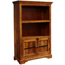 Massivmoebel24 Bücherregal 98 x 40 x 148 cm Braun