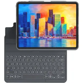 ZAGG Pro Keys Tastatur Hülle  für iPad 11 Pro dunkelgrau DE