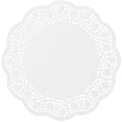 Demmler Tortenspitzen - Ø 36 cm - Tortenunterlage - in weiß - 100 Stück - Made in Germany